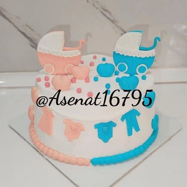 کیک خامه تعیین جنسیت