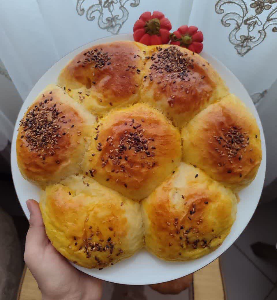 نان شیرمال شکلاتی